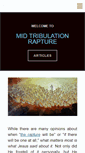 Mobile Screenshot of midtribulationrapture.com