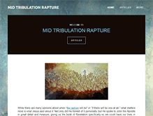 Tablet Screenshot of midtribulationrapture.com